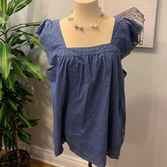 Old Navy X Blue Summer 100% Cotton Weight Top - Picture 1 of 11